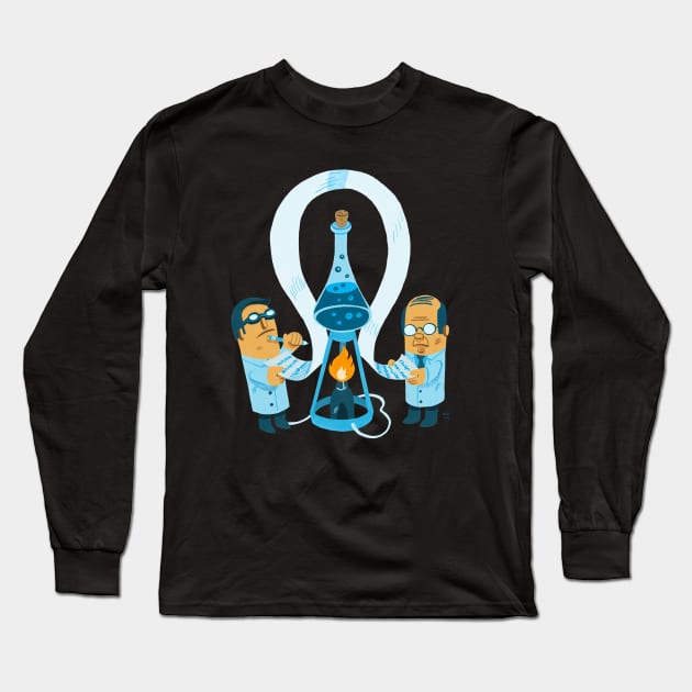 Science Men Long Sleeve T-Shirt by washburnillustration